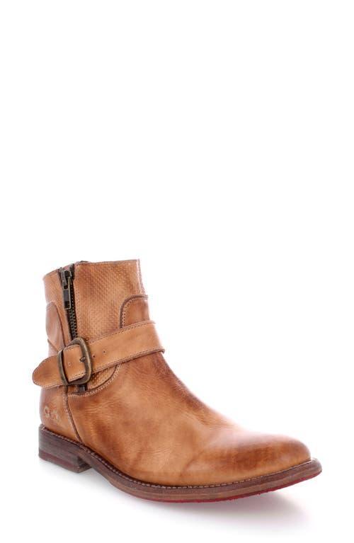 Bed Stu Becca Leather Buckle Detail Booties Product Image