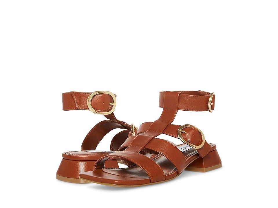 Steve Madden Aylin Sandal (Cognac Leather) Women's Shoes Product Image