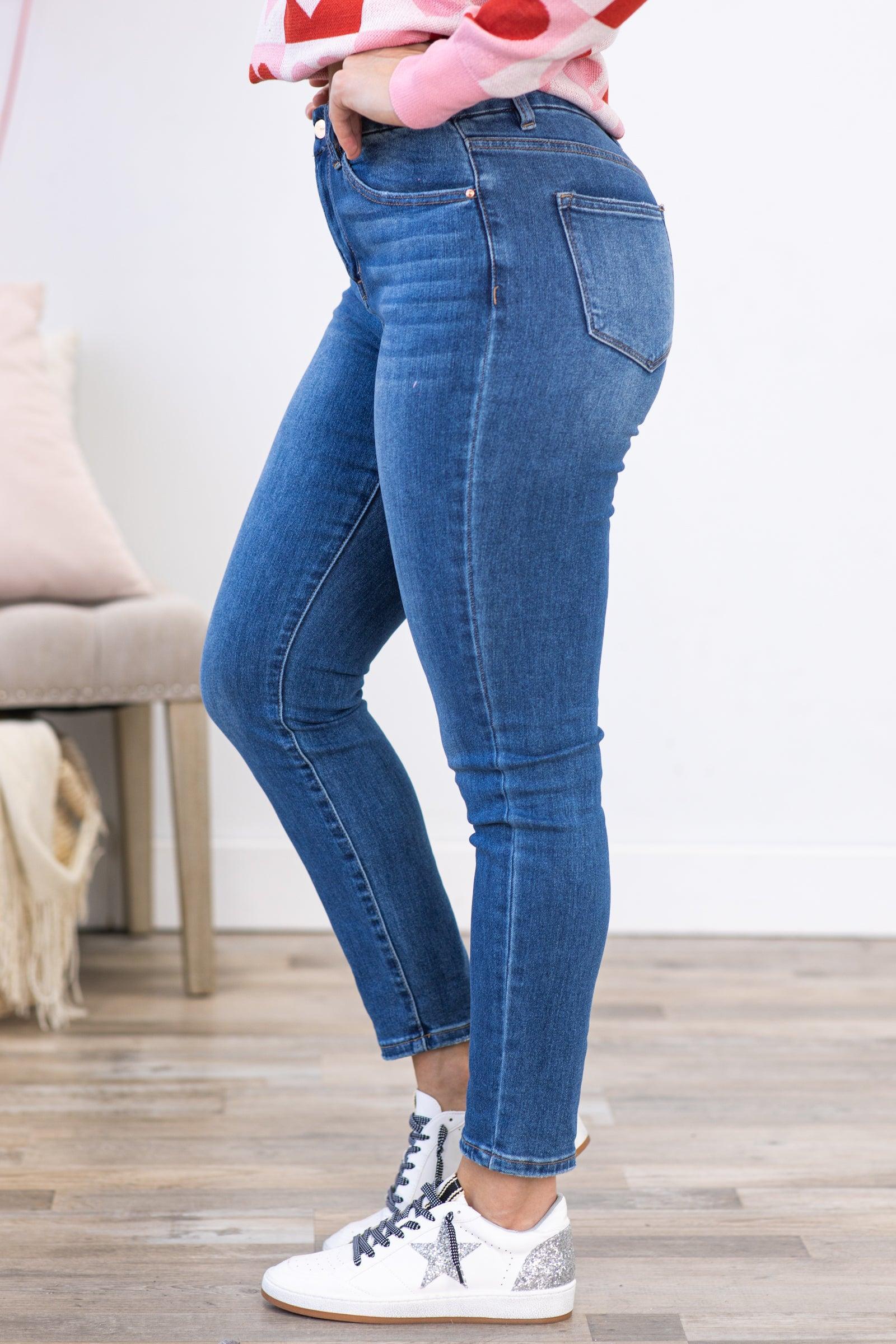 Mica Medium Wash Skinny Jeans Product Image