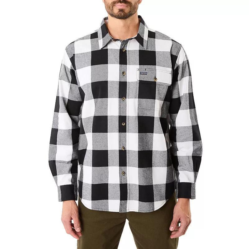 Big & Tall Smiths Workwear Flannel Button Down Shirt, Mens Product Image