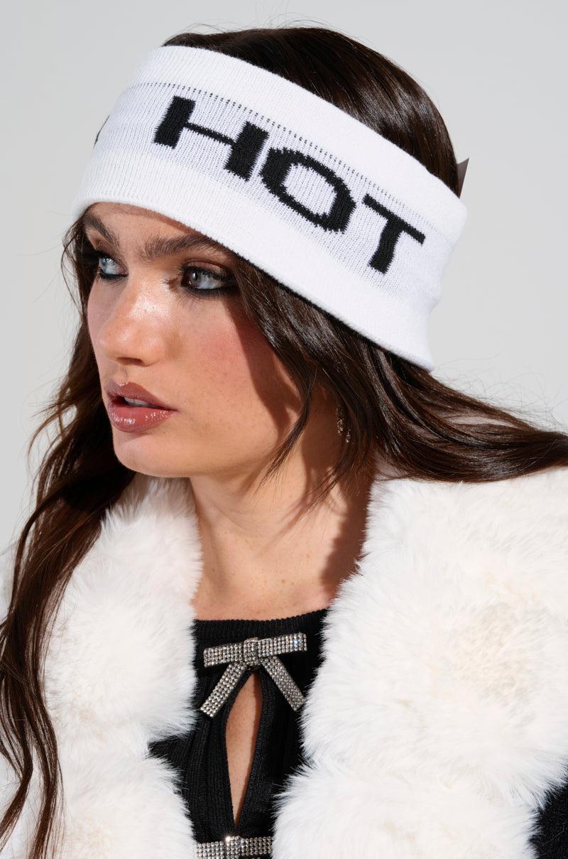 SO HOT RIBBED HEADBAND Product Image