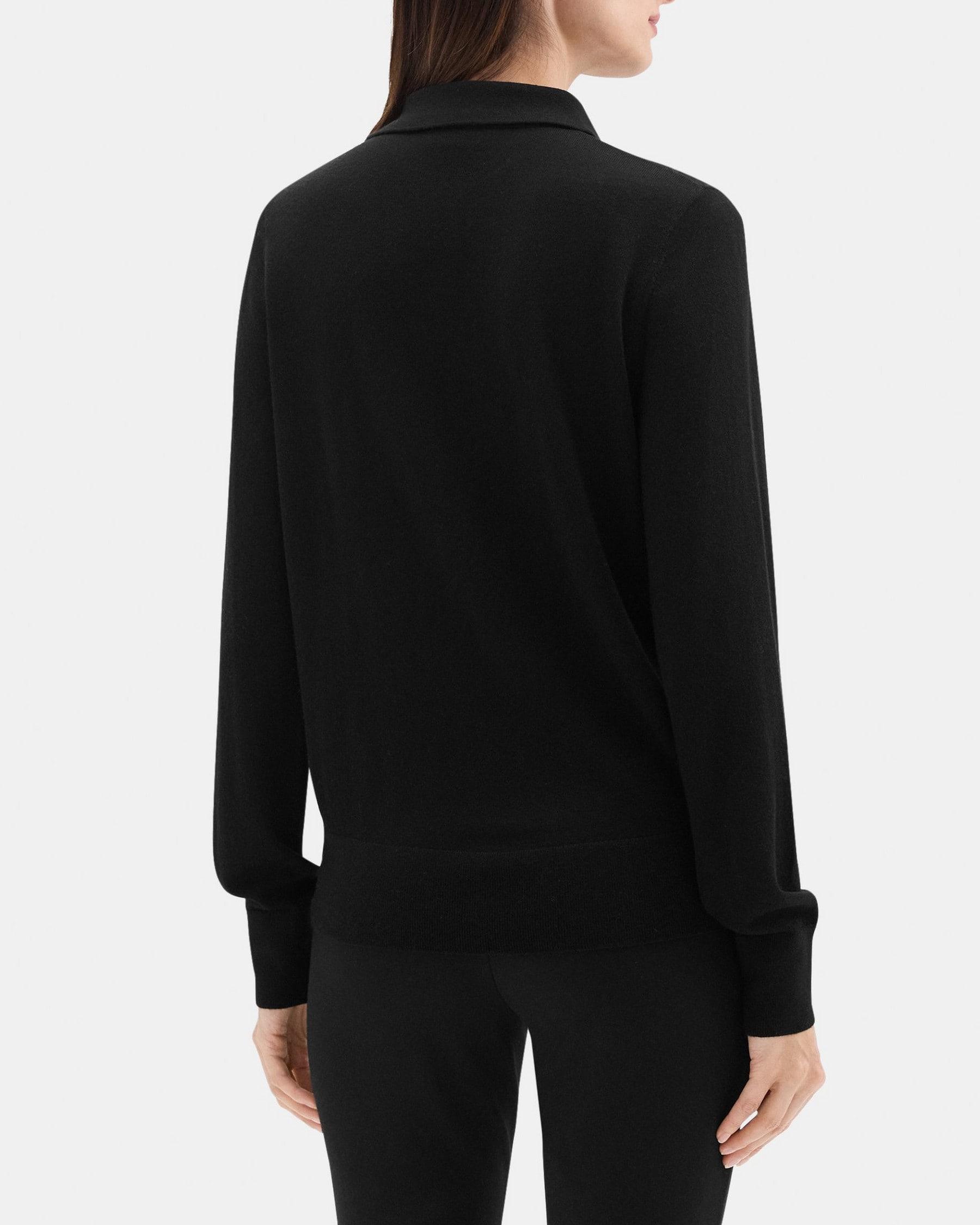 Collared Sweater in Fine Merino Wool Product Image