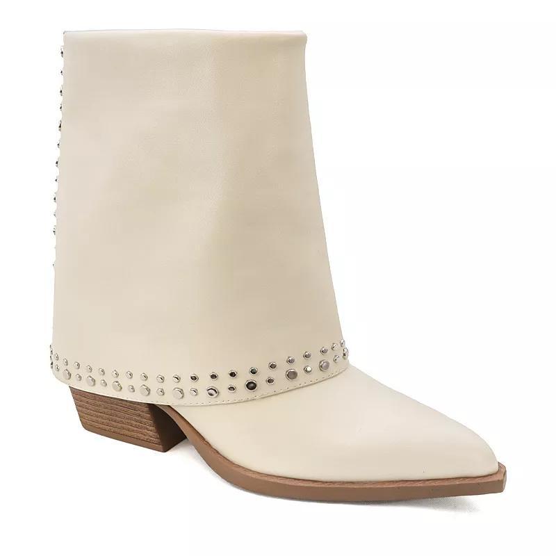 Yoki Gayle Womens Mid Shaft Studded Western Boots Product Image