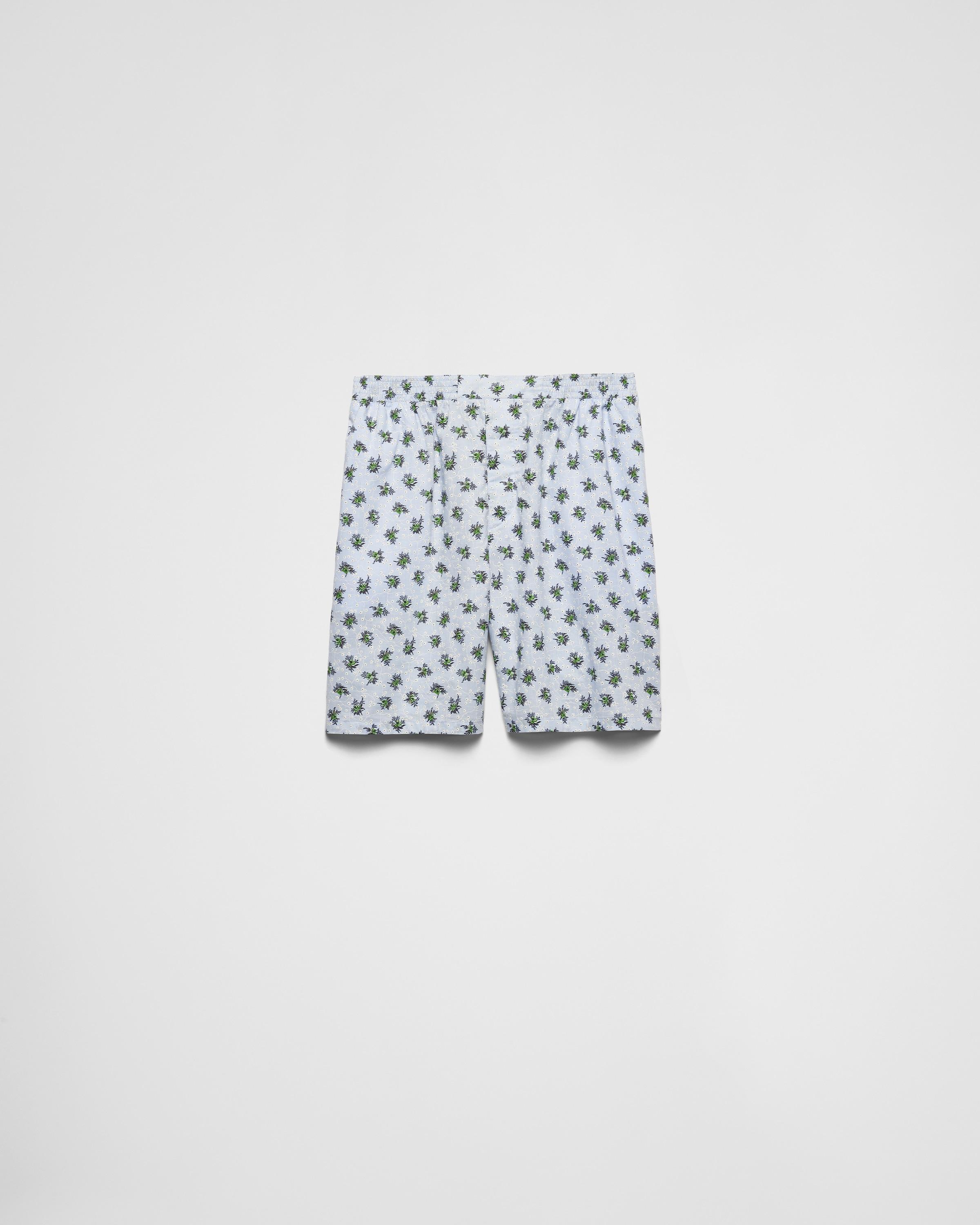 Printed cotton Bermudas Product Image