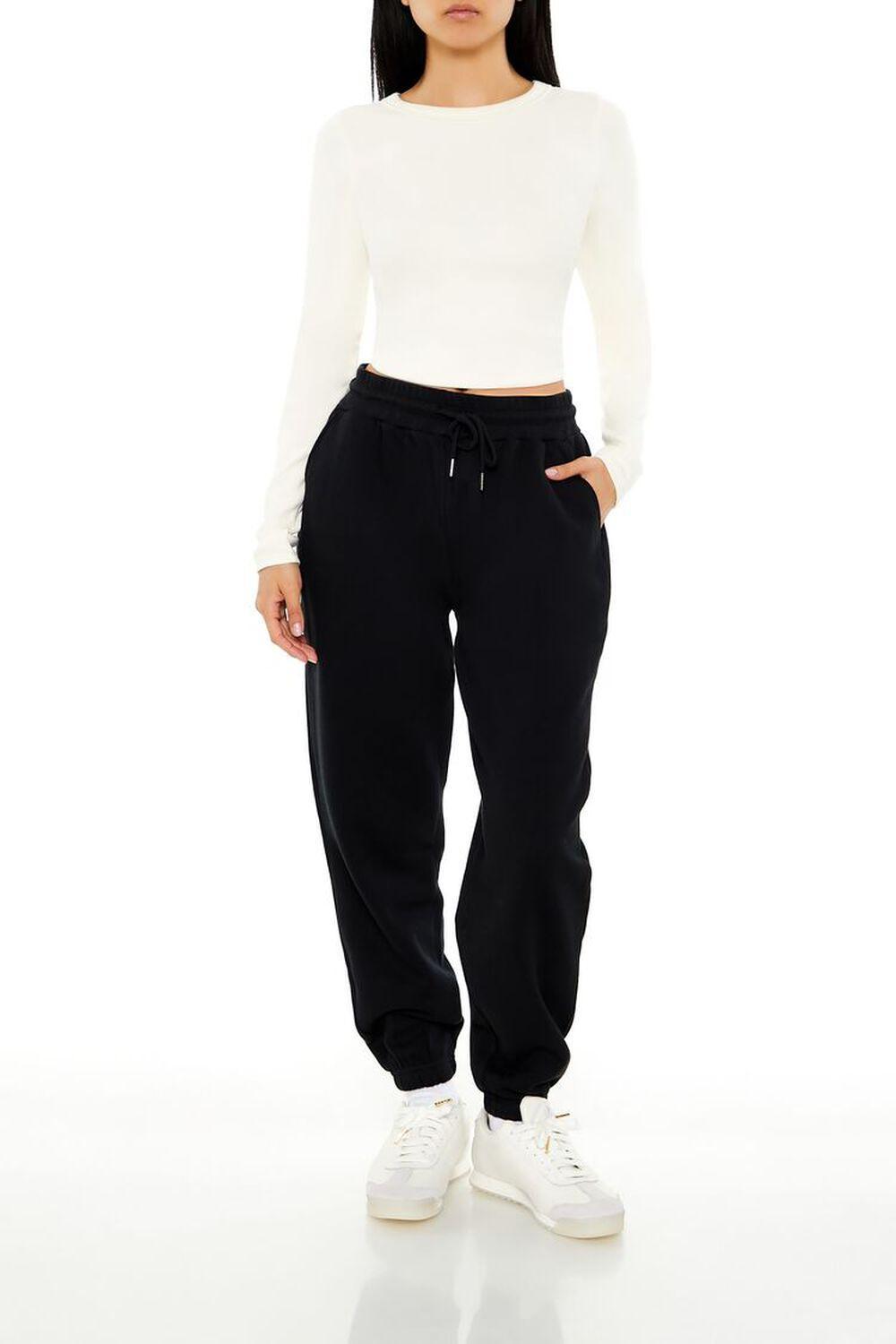 Fleece Drawstring Joggers | Forever 21 product image