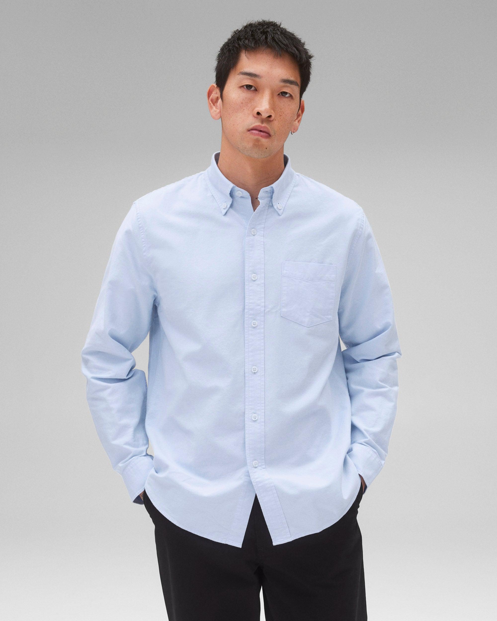 Cotton Oxford Windsor Shirt Male Product Image