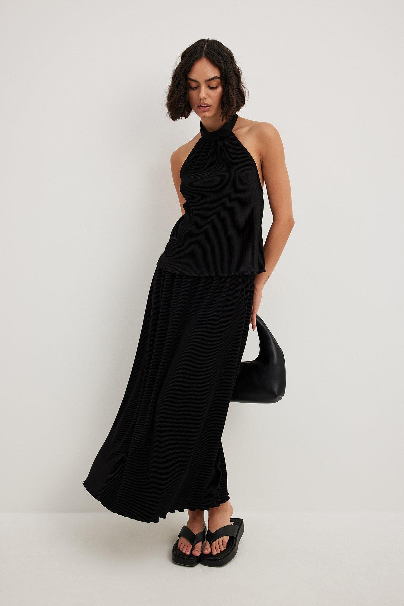 Pleated Midi Skirt product image