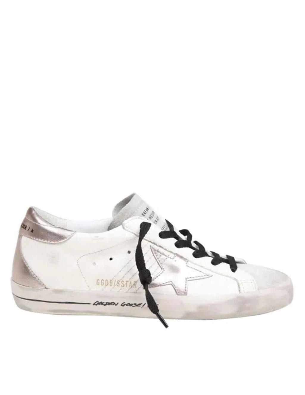 Leather And Suede Sneakers In White Product Image