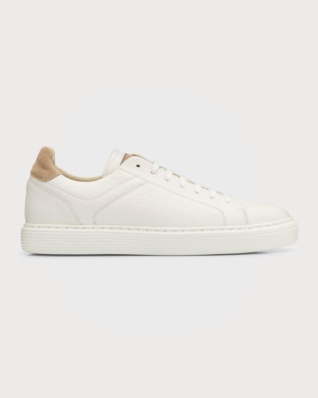 Mens Leather Airsole Sneakers Product Image