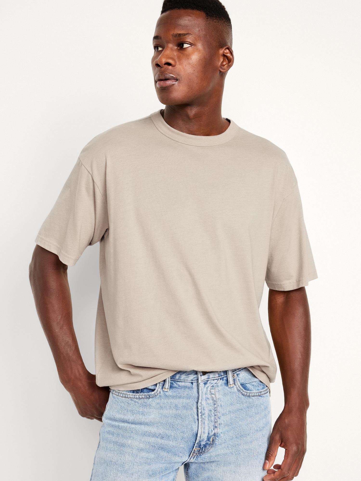 Loose Fit Crew-Neck T-Shirt Product Image