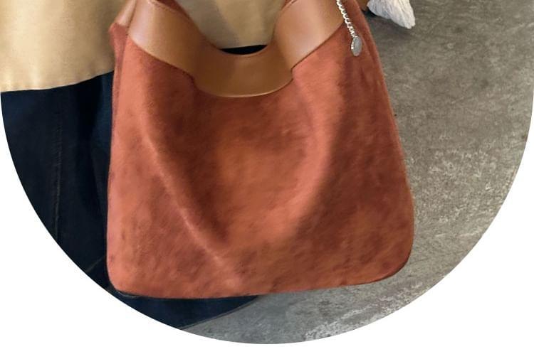 Faux Leather Tote Bag Product Image