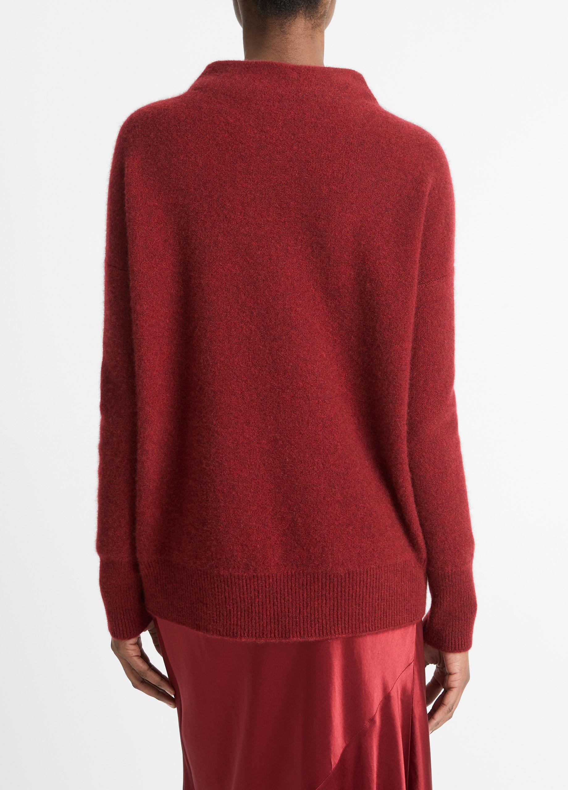 Plush Cashmere Funnel Neck Sweater Product Image