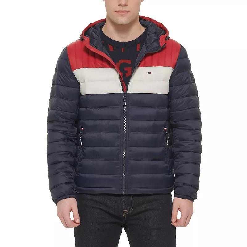 Mens Tommy Hilfiger Hooded Puffer Jacket Product Image