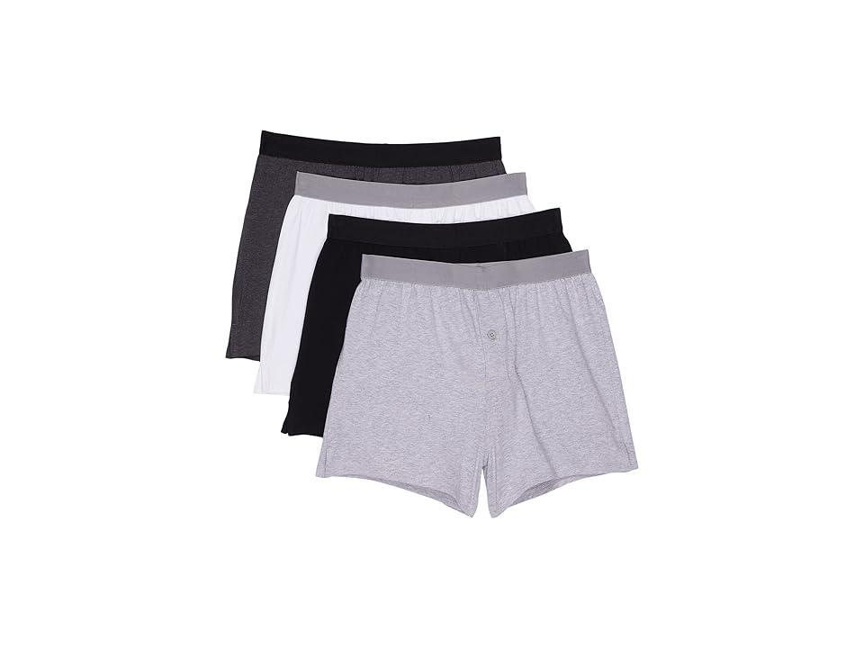 Mens Knit Boxer 4-Pack XL Product Image