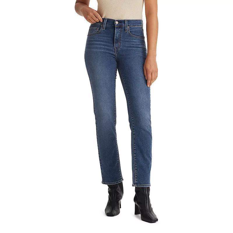 Womens Levis 724 High Rise Straight Jeans Product Image