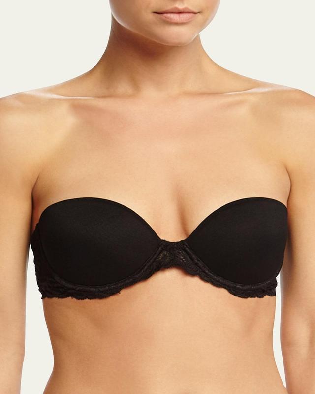 Womens Feathers Plunge Strapless Bra Product Image