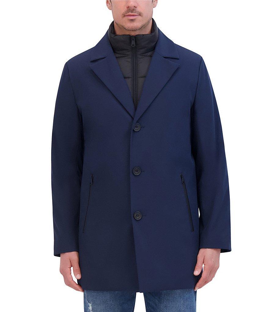 Kenneth Cole New York Rain Tech with Quilted Zip Bib Coat Product Image