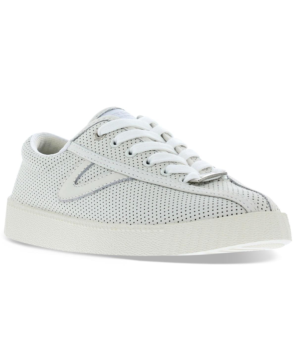 Tretorn Womens Nylite Perforated Leather Casual Sneakers from Finish Line - White Product Image