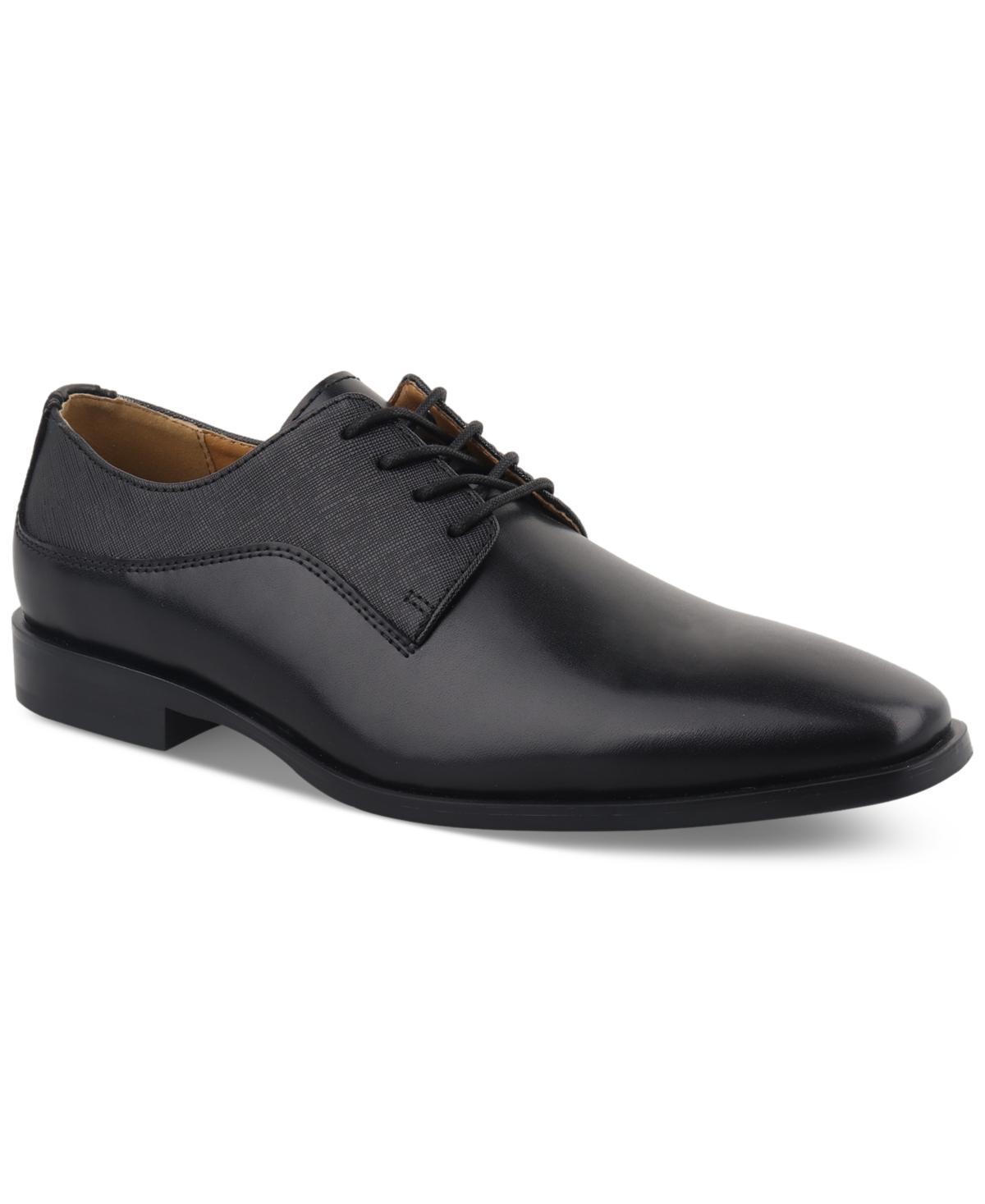 Alfani Mens Jackson Pointy Toe Mixed Texture Dress Shoe, Created for Macys Product Image