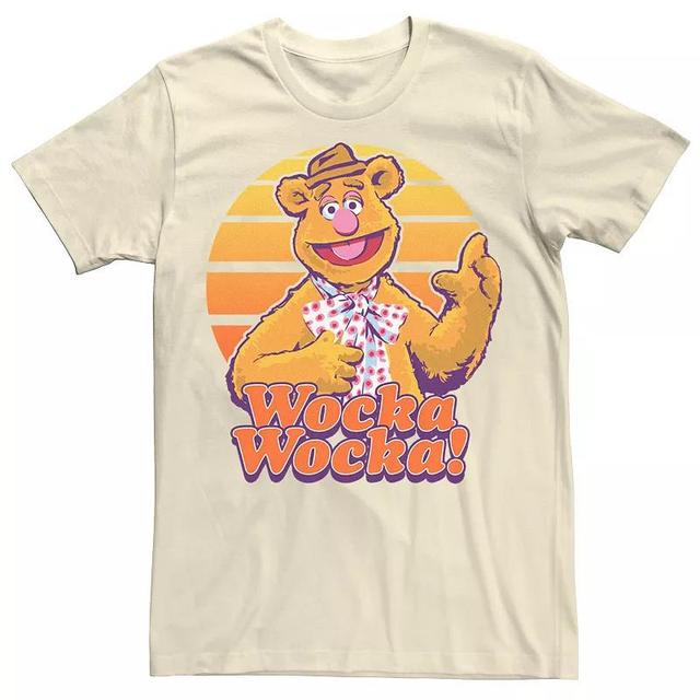 Disneys The Muppets Fozzie Bear Wocka Wocka Portrait Mens Tee Product Image