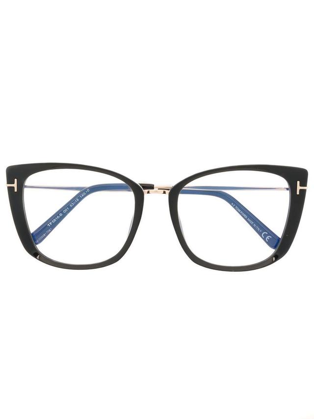 TOM FORD Cat-eye Glasses In Black Product Image