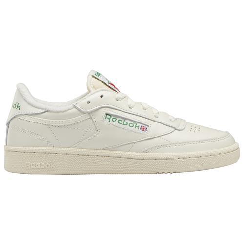 Reebok Womens Club C 85 - Running Shoes Chalk/Paperwhite/Glen Green Product Image