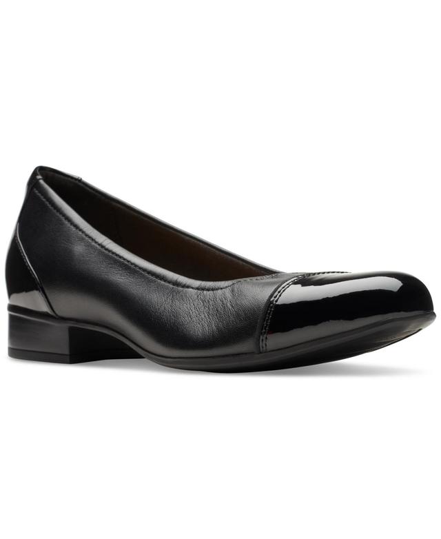 Clarks Juliet Step Womens Leather Slip-On Shoes Product Image