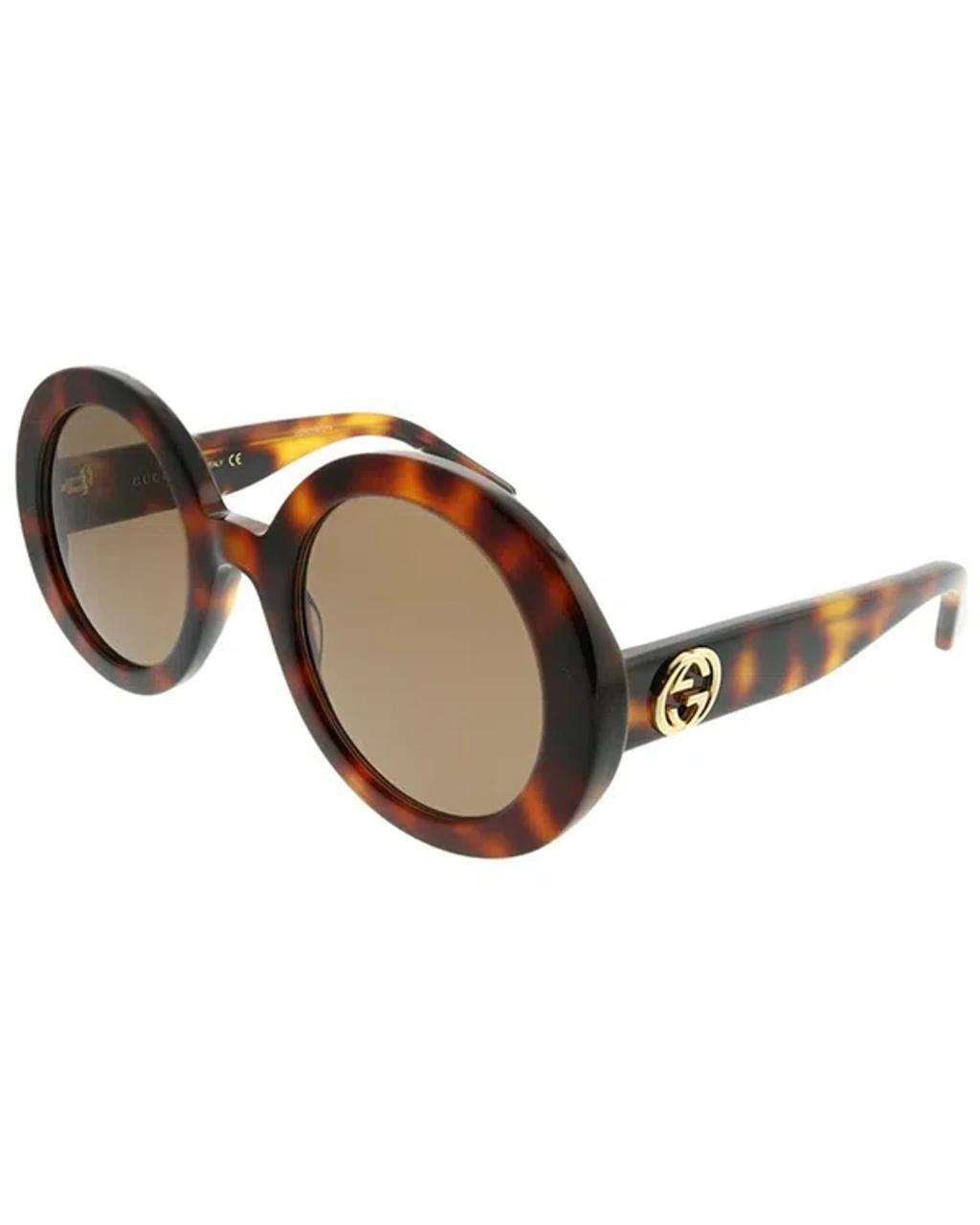 Women's Round 52mm Sunglasses In Brown Product Image