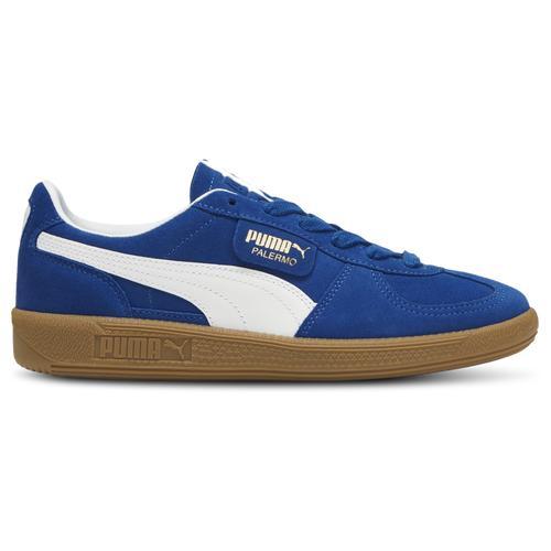 Puma Womens Palermo Leather Casual Sneakers from Finish Line - Light Blue Product Image