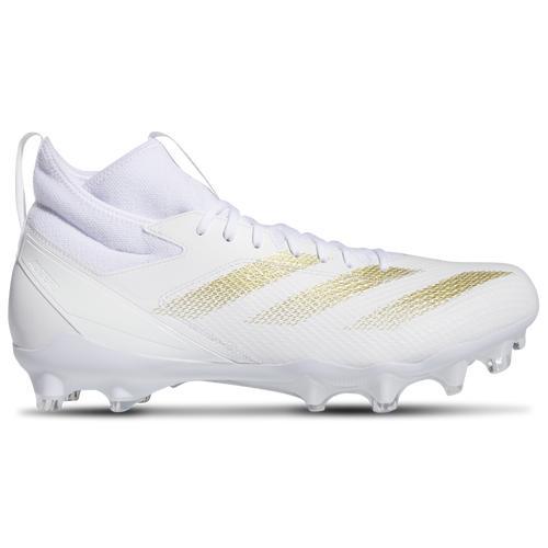 adidas Mens adidas Adizero Impact - Mens Football Shoes Silver Metallic/Grey/Grey Product Image