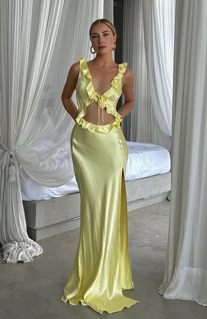 Wishlist Maxi Dress Lemon product image