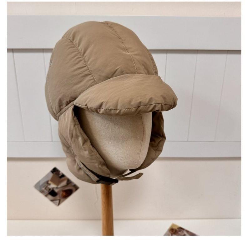 Plain Padded Trapper Hat Product Image