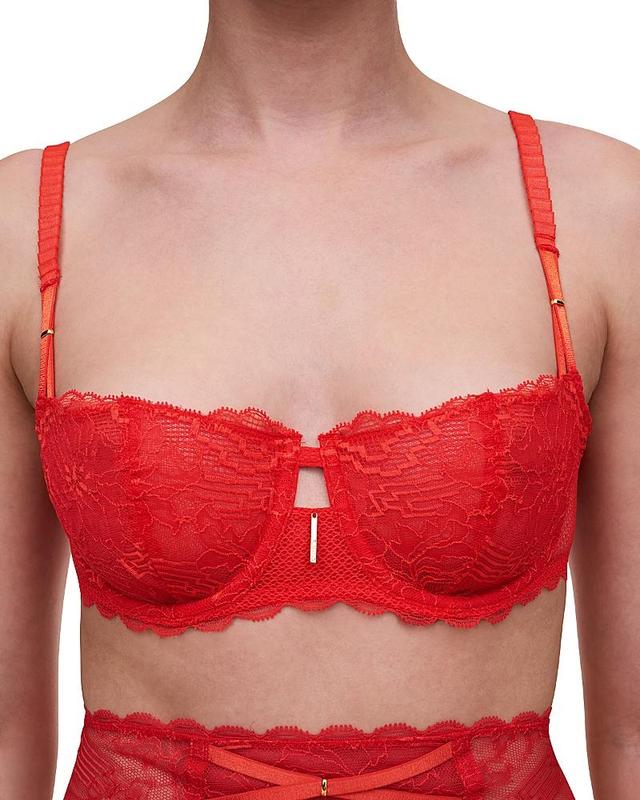 Womens Lace Unlined Demi Bra Product Image