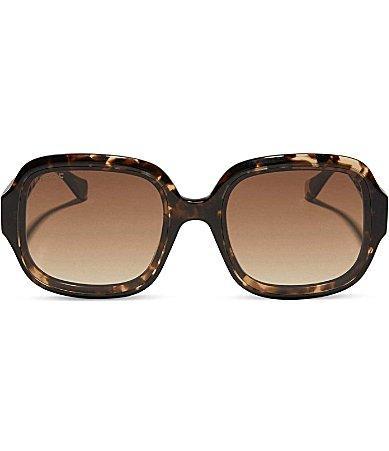 DIFF Eyewear Womens Seraphina 57mm Round Polarized Sunglasses Product Image