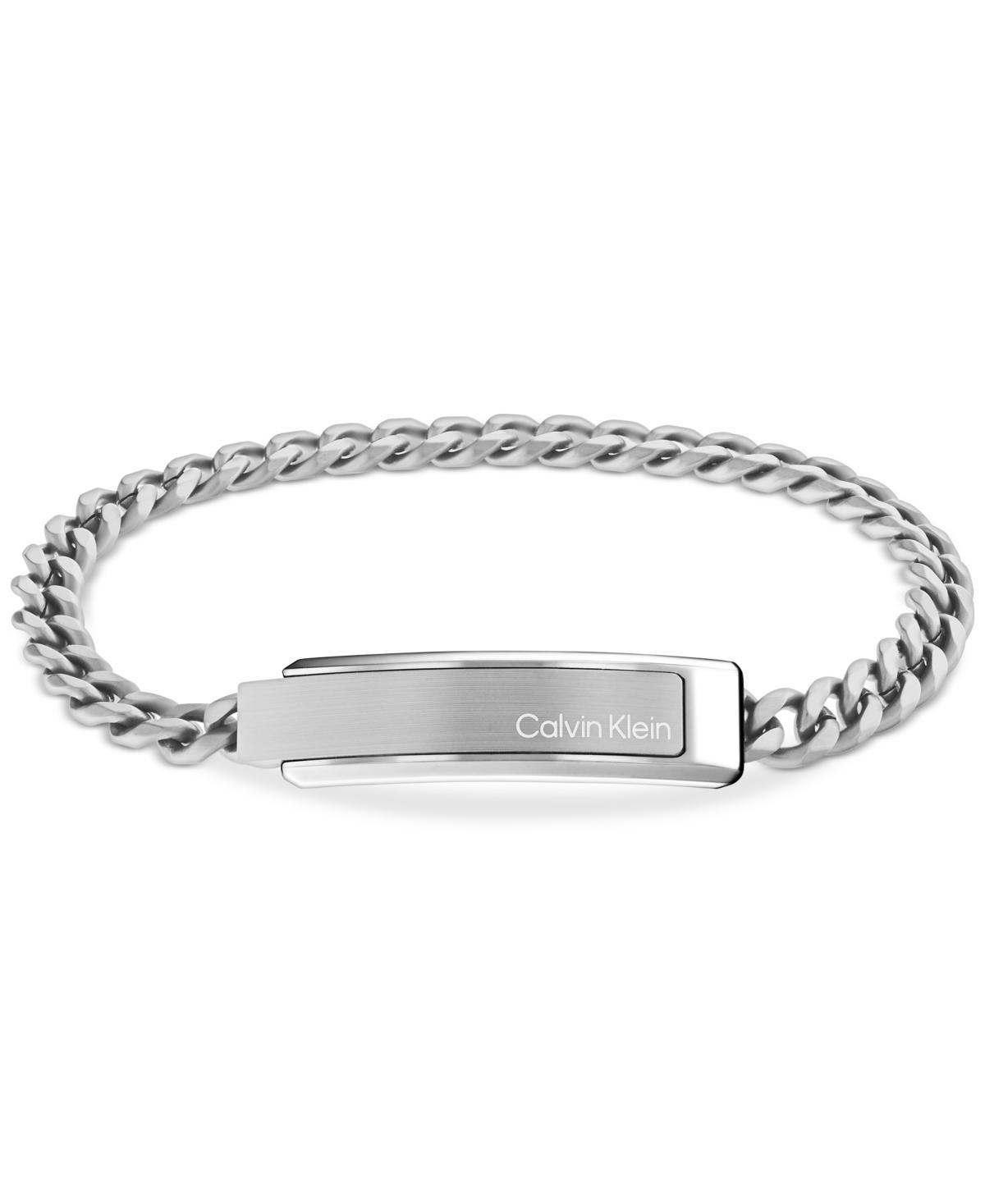 Calvin Klein Mens Stainless Steel Curb Chain Bracelet Product Image