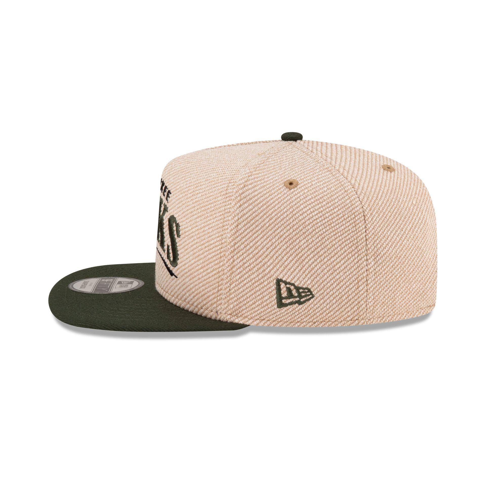 Milwaukee Bucks Terry Heather 9FIFTY A-Frame Snapback Hat Male Product Image