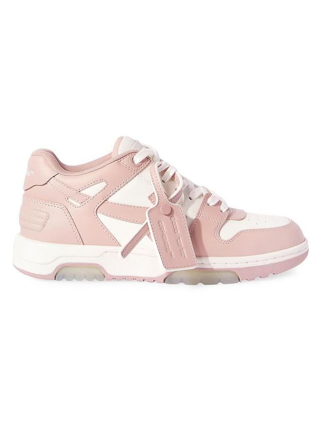 Womens Out Of Office Leather Sneakers Product Image