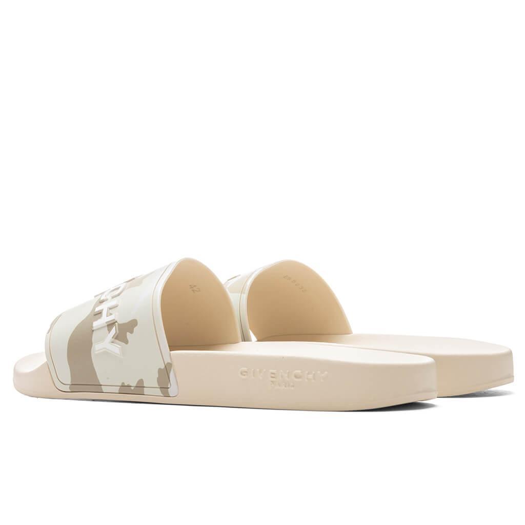 Slide Sandals - Beige/Brown Male Product Image