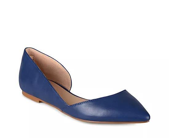 Journee Collection Womens Cortni Pointed Toe dOrsay Flats Product Image