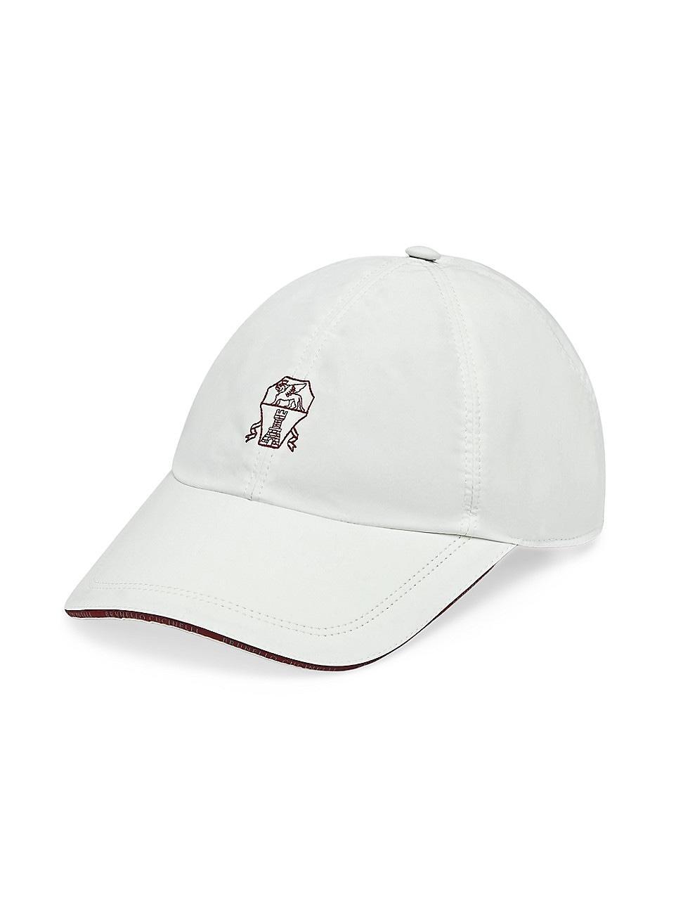 Mens Baseball Cap with Contrast Details and Embroidered Logo Product Image