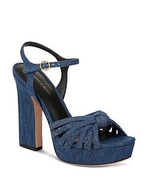 Veronica Beard Womens Flavia Ankle Strap Platform High Heel Sandals Product Image