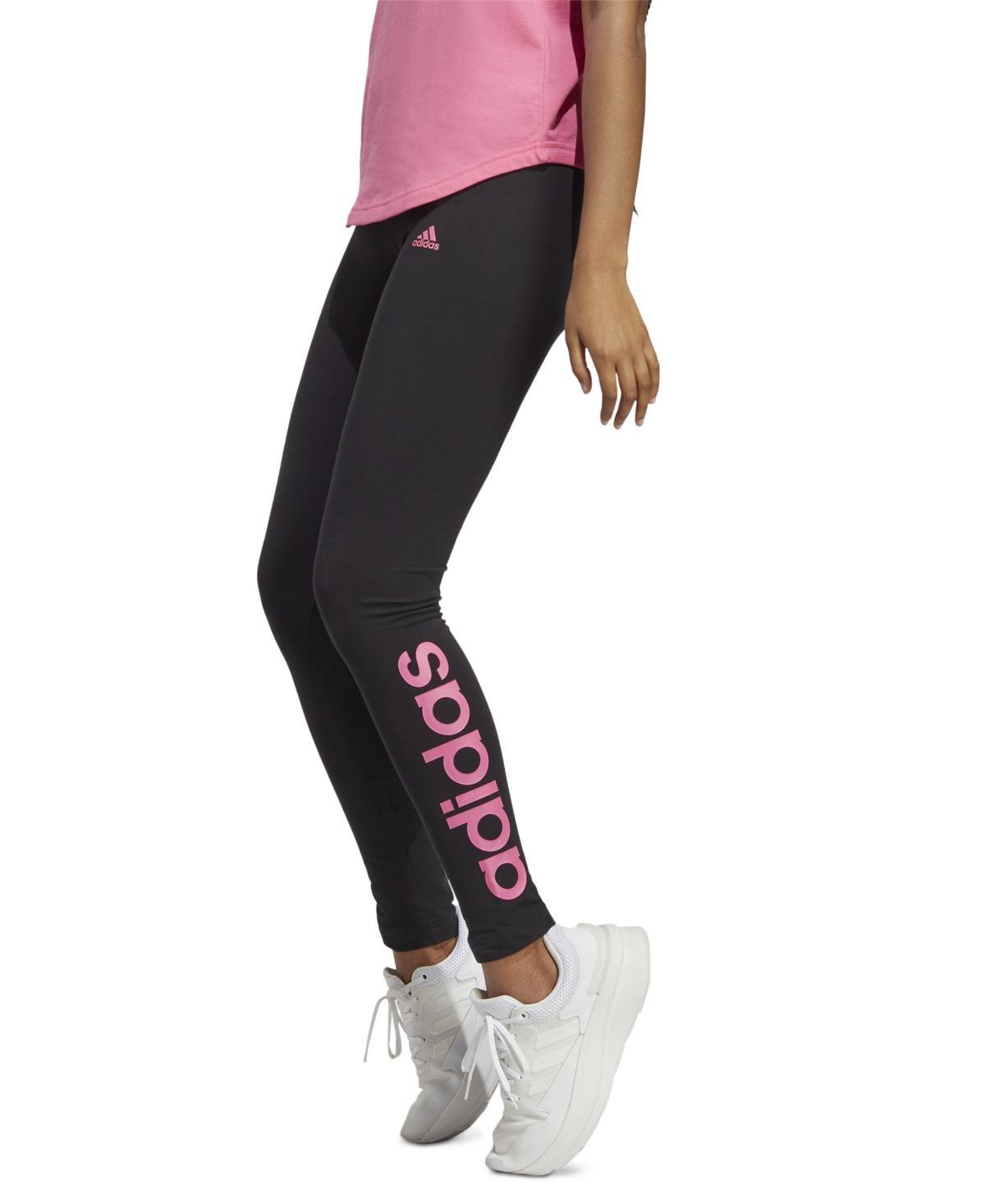 Adidas Womens LOUNGEWEAR Essentials High-Waisted Logo Leggings Product Image