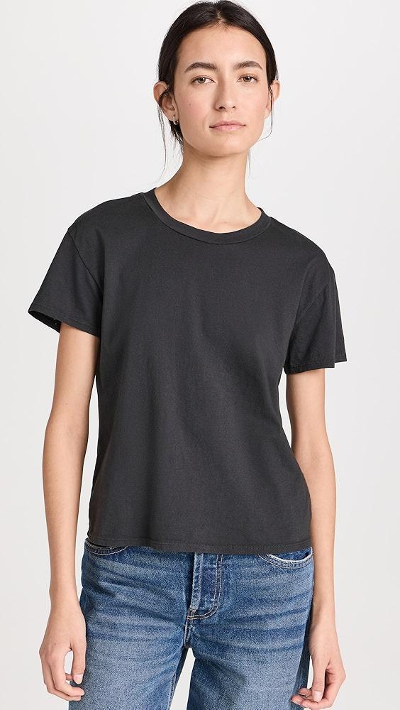 perfectwhitetee Harley Cotton Boxy Crew Tee | Shopbop Product Image