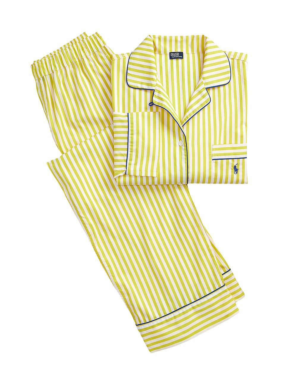 The Madison Woven Pajama Set Product Image