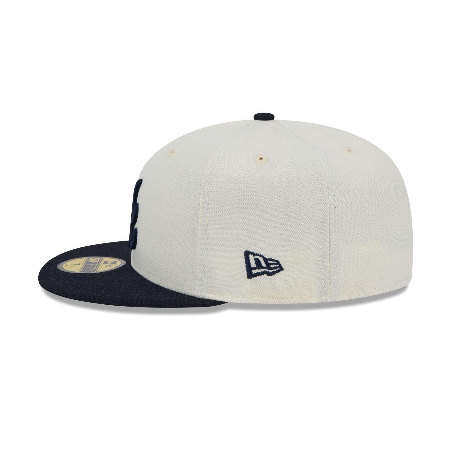 Atlanta Braves Chrome 59FIFTY Fitted Hat Male Product Image