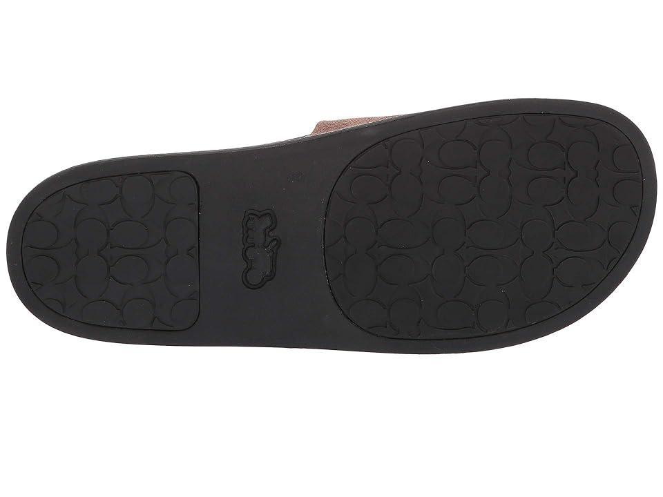 COACH Udele Logo Print Rubber Pool Slides Product Image