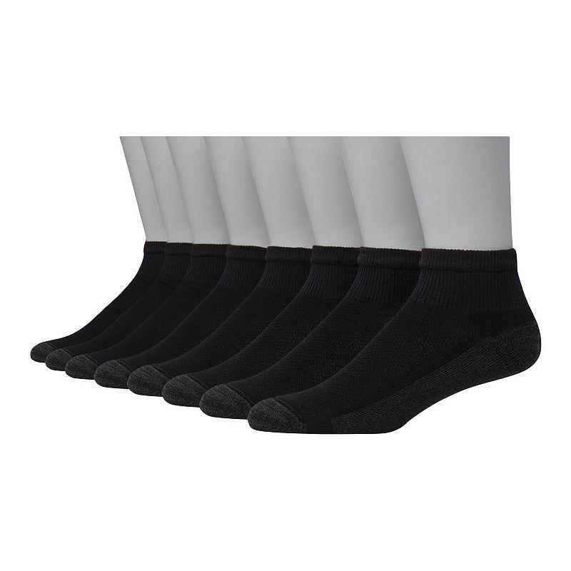 Mens Hanes Ultimate 8-Pack X-Temp Ultra Cushion Ankle Socks Product Image