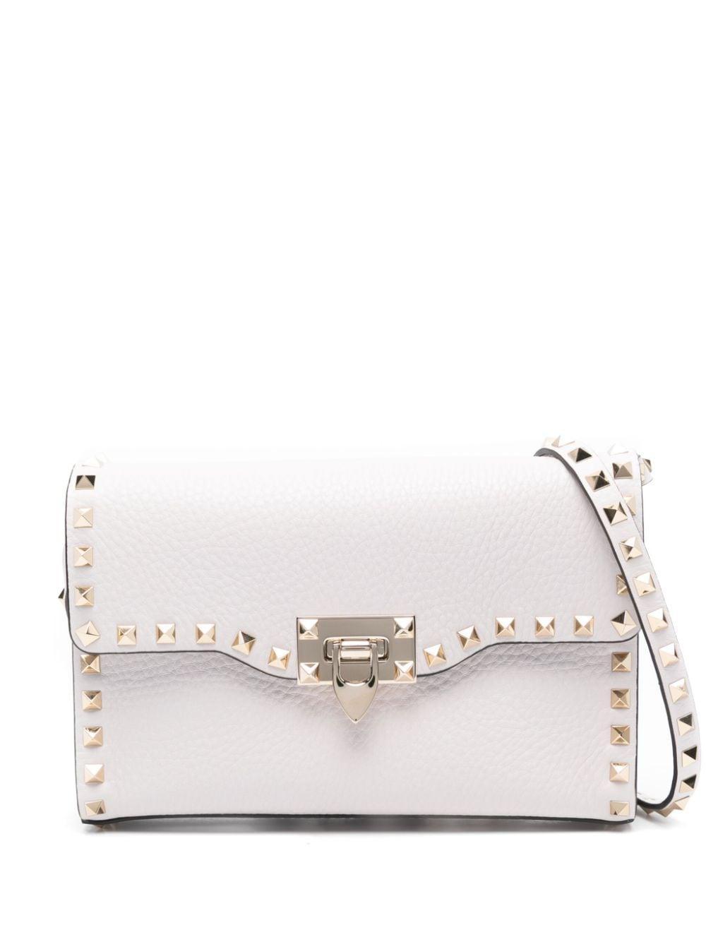 VALENTINO GARAVANI Small Rockstud Cross Body Bag In Violet Product Image