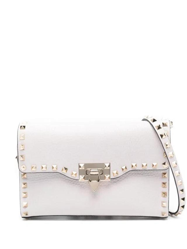 VALENTINO GARAVANI Small Rockstud Cross Body Bag In Violet Product Image