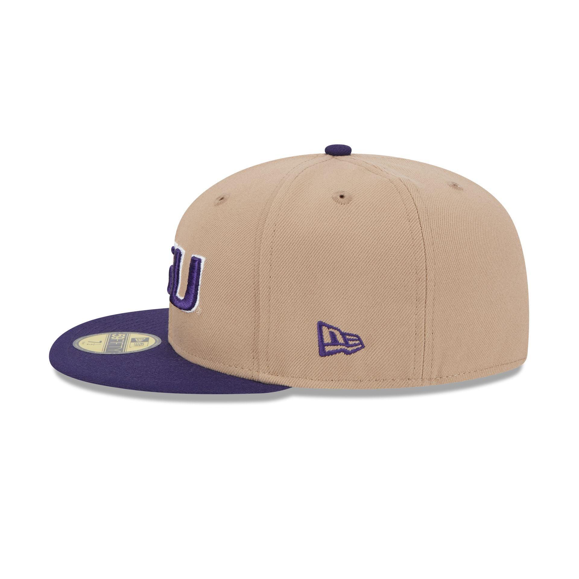 LSU Tigers Camel 59FIFTY Fitted Hat Male Product Image